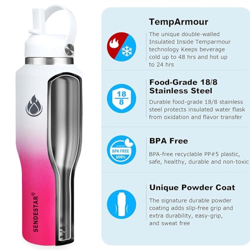 40oz Stainless Steel Water Bottle