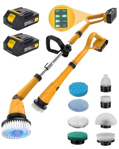 1500 RPM Electric Spin Scrubber with Two Batteries Q2 Pro