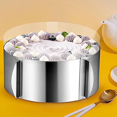 Cake Rings Mousse Mold Acetate Cake Collar Set