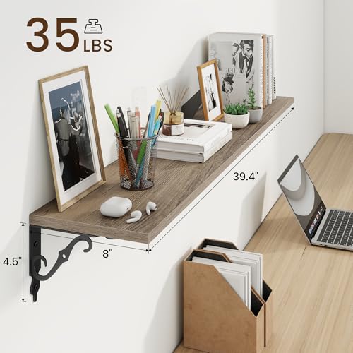 Floating Shelves for Wall Decor (2 Count)