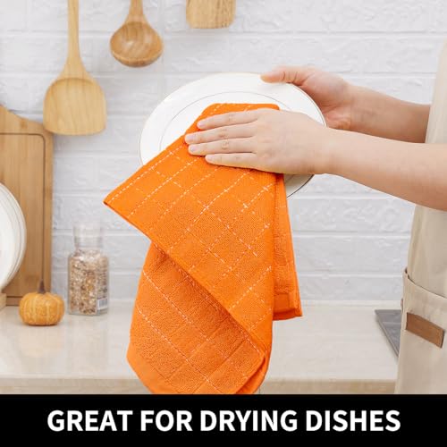 100% Cotton Terry Kitchen Dish Cloths (8 Count)