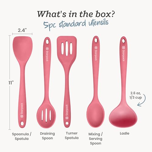 Starpack Stir and Serve Silicone Cooking Utensils Set (5 Count)