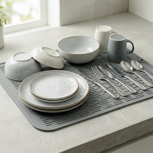 Silicone Dish Drying Mat for Multiple Usage