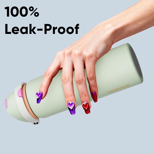 Insulated Water Bottle with Straw