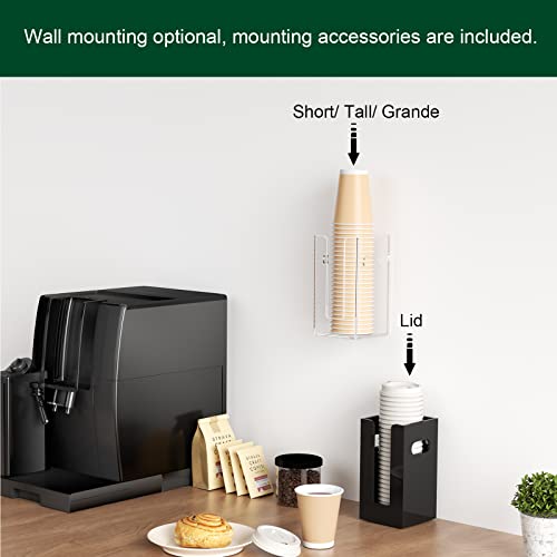 Disposable Coffee Cup Dispenser with Handles