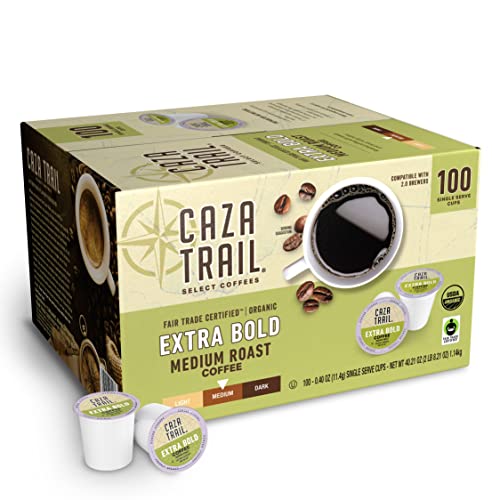 Coffee Organic Extra Bold Medium Roast (100 Count)