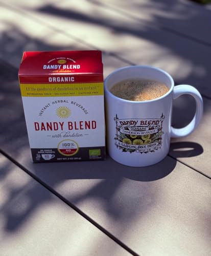 20 Organic Individual Servings of Organic Dandy Blend Instant Herbal Beverage Powder with Dandelion (2 Ounce)