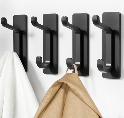 Wall Hooks for Coat and Towel (6 Count)