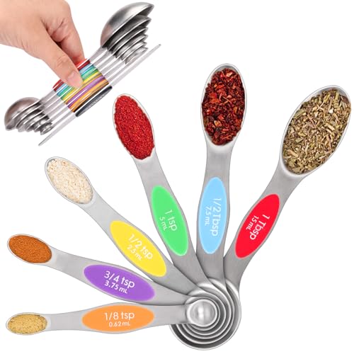 Magnetic Measuring Spoons Set (7 Count)