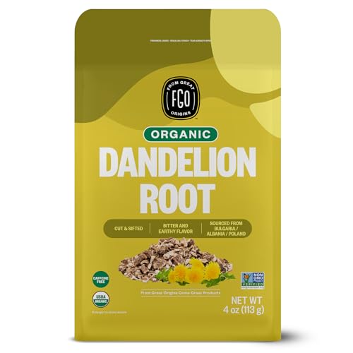 Organic Dandelion Root (4 Count)