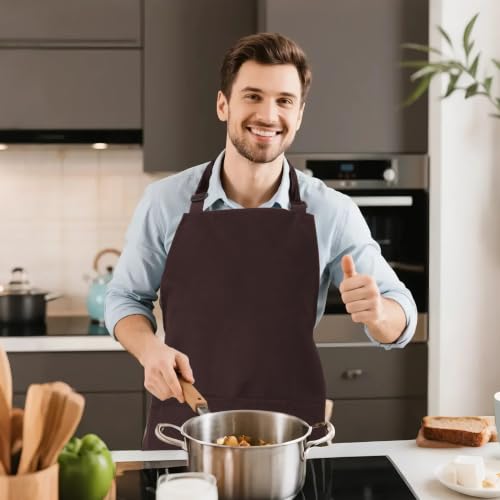 Kitchen Bib Chef Apron for Women Men