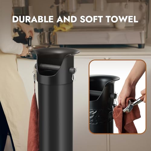 Espresso Coffee Knock Box with Garbage Bags