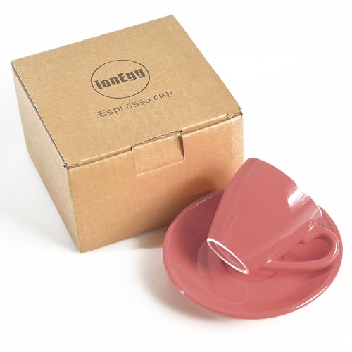 Porcelain Espresso Cup with Saucer