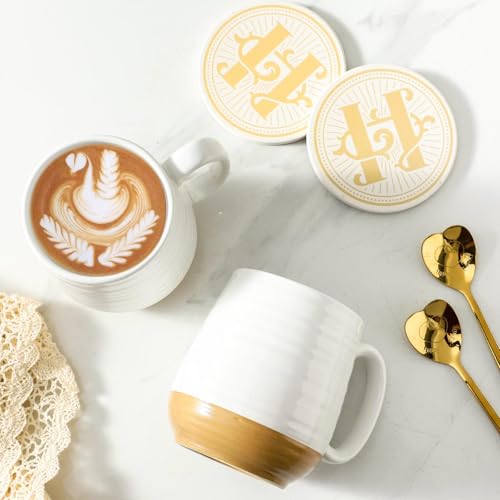 Ceramic Couple Coffee Mug Gift Set (2 Count)