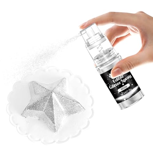 White Edible Glitter