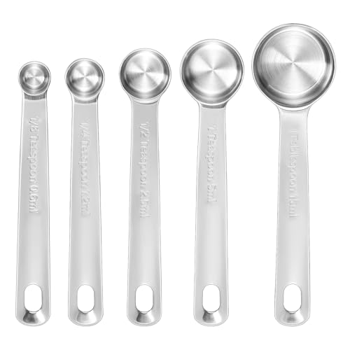 Premium 18 10 Measuring Spoons Set (5 Count)