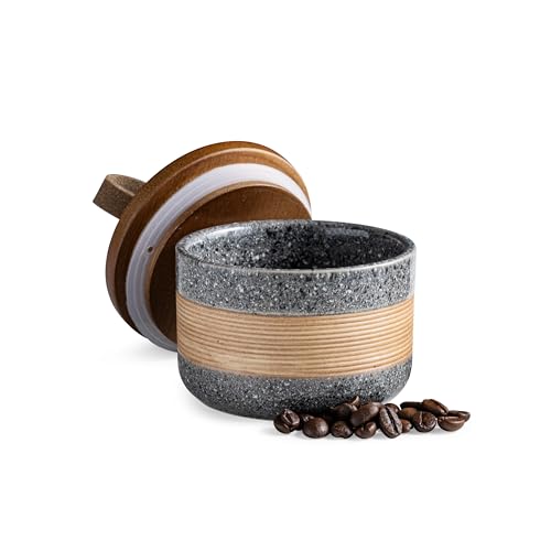 Small Coffee Jar with Airtight Lid