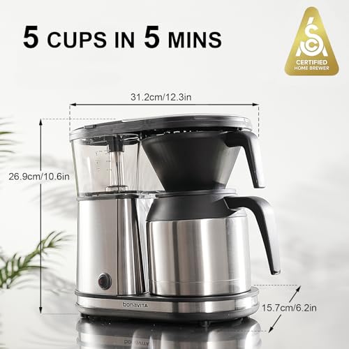 5 Cup Drip Coffee Maker Machine