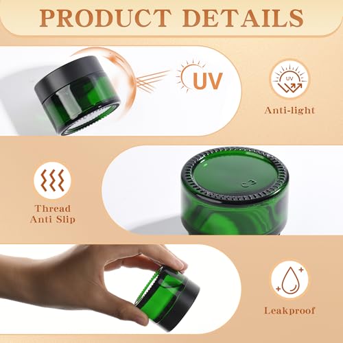 Glass Jars with Lids (24 Count)