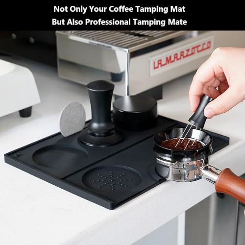 Coffee Tamper Mat Silicone Corner Tamping Mat