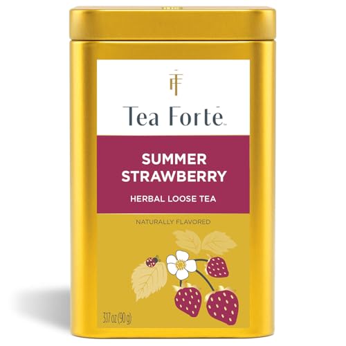 Summer Strawberry Herbal Tea Canister (3.17 Ounce)