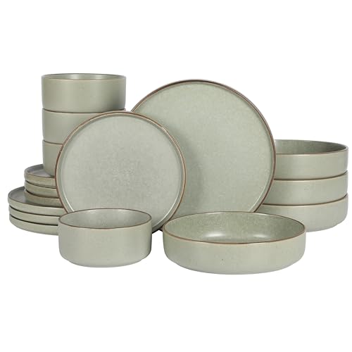 Gelston Stoneware Matte Reactive Glaze 16 Piece