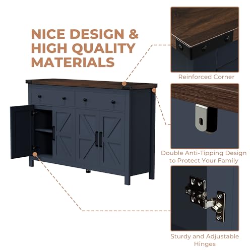 55'' Buffet Cabinet with Storage