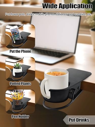 2PCS Clip on Drink Holder for Beach Chair (2 Count)