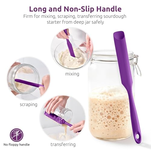 Silicone Jar Spatula for Sourdough Starter