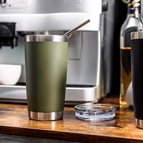 20oz Tumbler 8 Pack Double Wall Vacuum Insulated Travel Mug (8 Count)