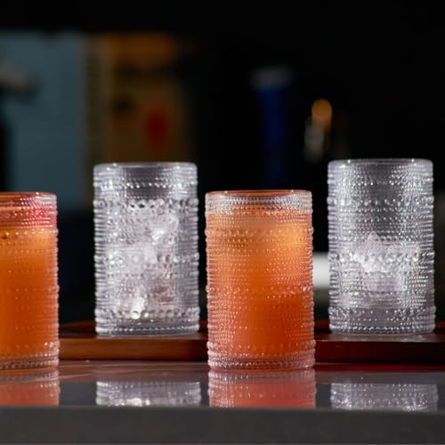 Hobnail Highball Glasses