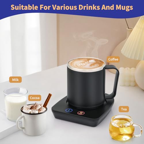 Coffee Mug Warmer with 15oz Mug Set