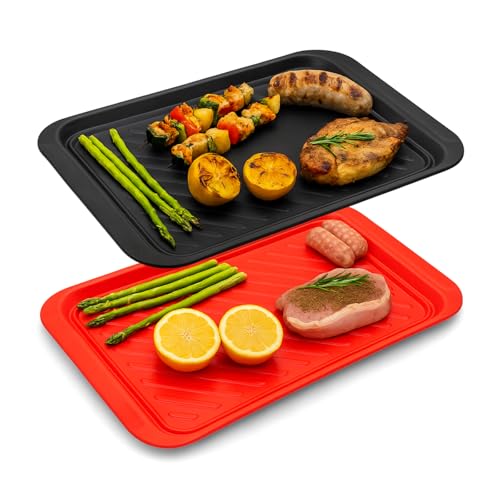 17" x 10.5" Grilling Prep and Serve Trays (2 Count)