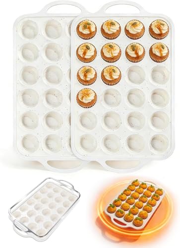 3Pack Silicone Muffin Pan with Metal Frame (3 Count)