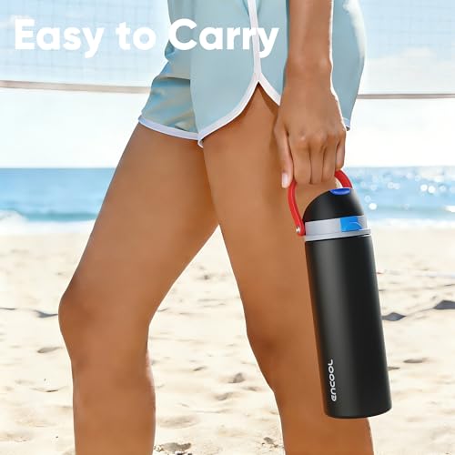 Insulated Water Bottle with Straw