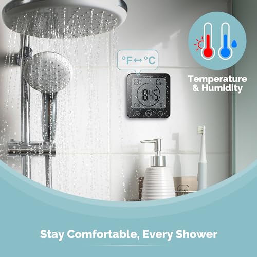 Shower Clock Waterproof Bathroom Timer