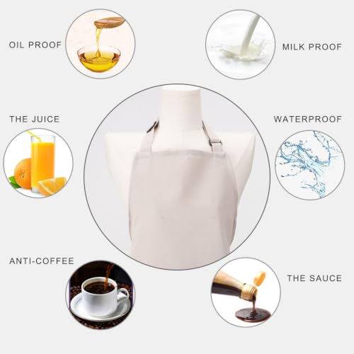 Kitchen Bib Chef Apron for Women Men