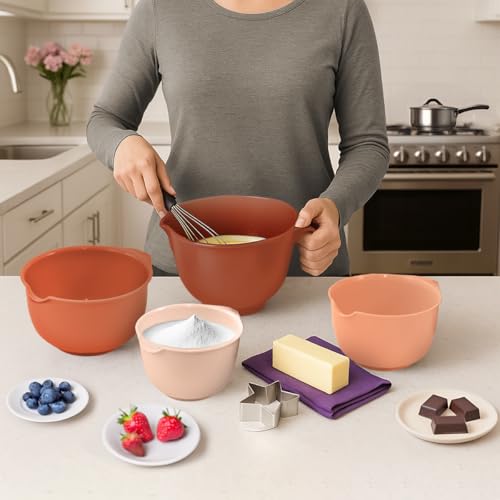 Mixing Bowls with Pour Spout
