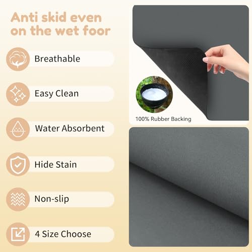 Coffee Mat Dark Gray