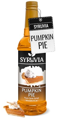 Coffee Syrup Pumpkin Pie Flavored Syrup for Drinks (25.4 Fl Oz)