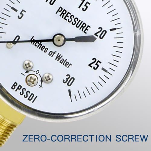 0 30 Inches of Water Column Gauge