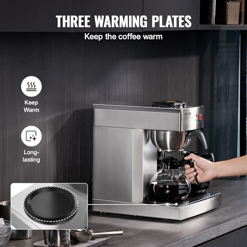 12 Cups Commercial Drip Coffee Maker