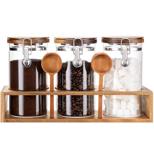 Coffee Canister with Shelf (3 Count)