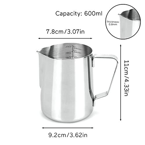 20oz Stainless Steel Milk Frothing Pitcher