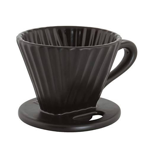 Lotus ceramic pour over coffee dripper