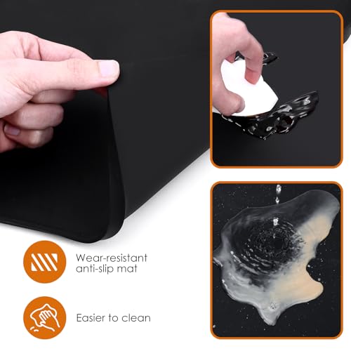 Silicone Coffee Mat with Raised Edges