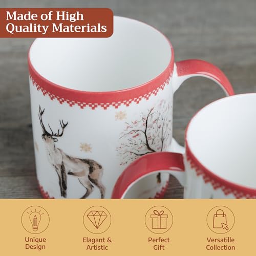 Coffee Mug with Handles Tea Cups