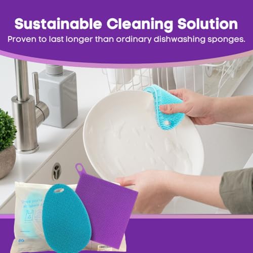 Silicone Dish Sponge Dish Scrubber