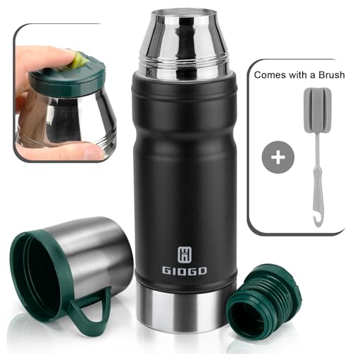 Vacuum Insulated Water Bottle Thermo Water Flask with Cup 680ml