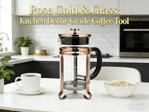 34 oz Bronze French Press Coffee Maker